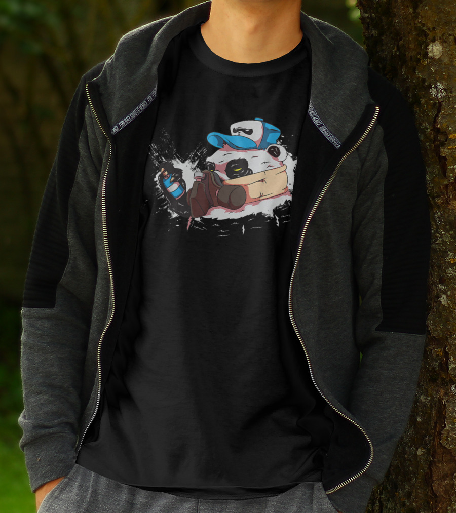 Graffiti Ar Spray Paint Character Collection T-Shirt