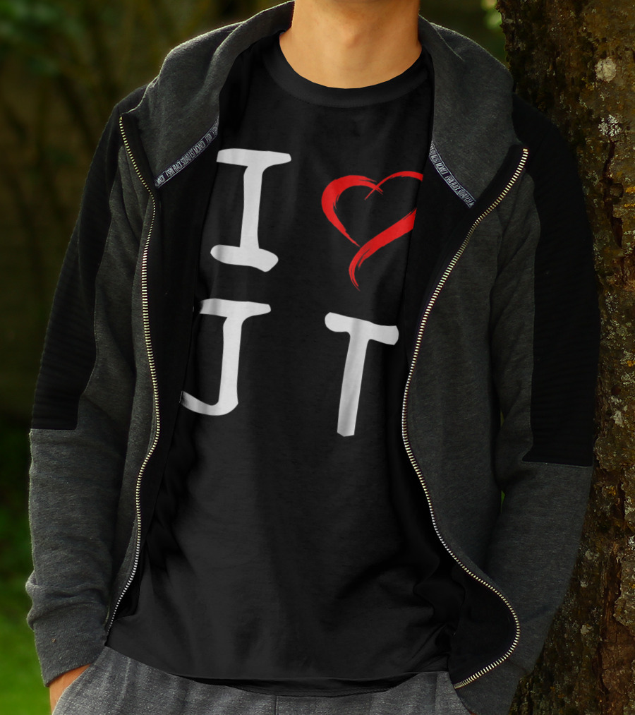 I Love JT Heart Funny JT T-Shirt