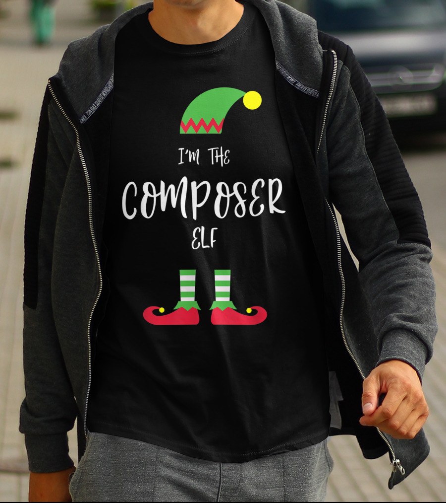 I'm The Composer Elf Christmas Humor T-Shirt