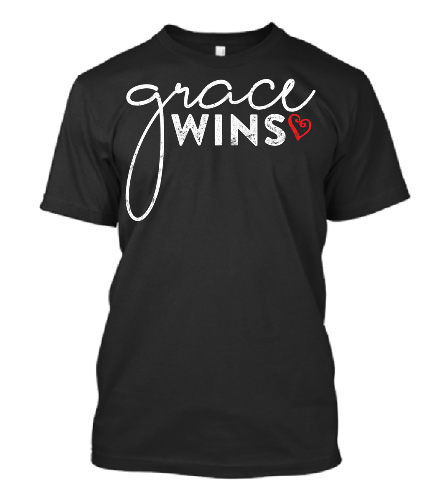 Grace Wins Inspirational Worship For Christians T-Shirt
