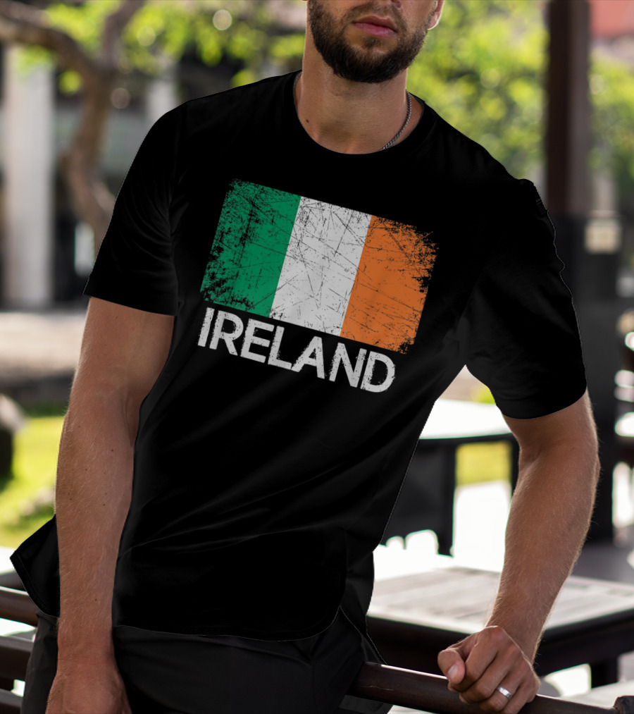 Ireland Flag Vintage T-Shirt