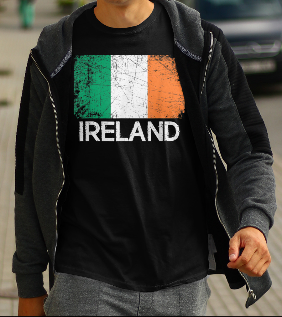 Ireland Flag Vintage T-Shirt
