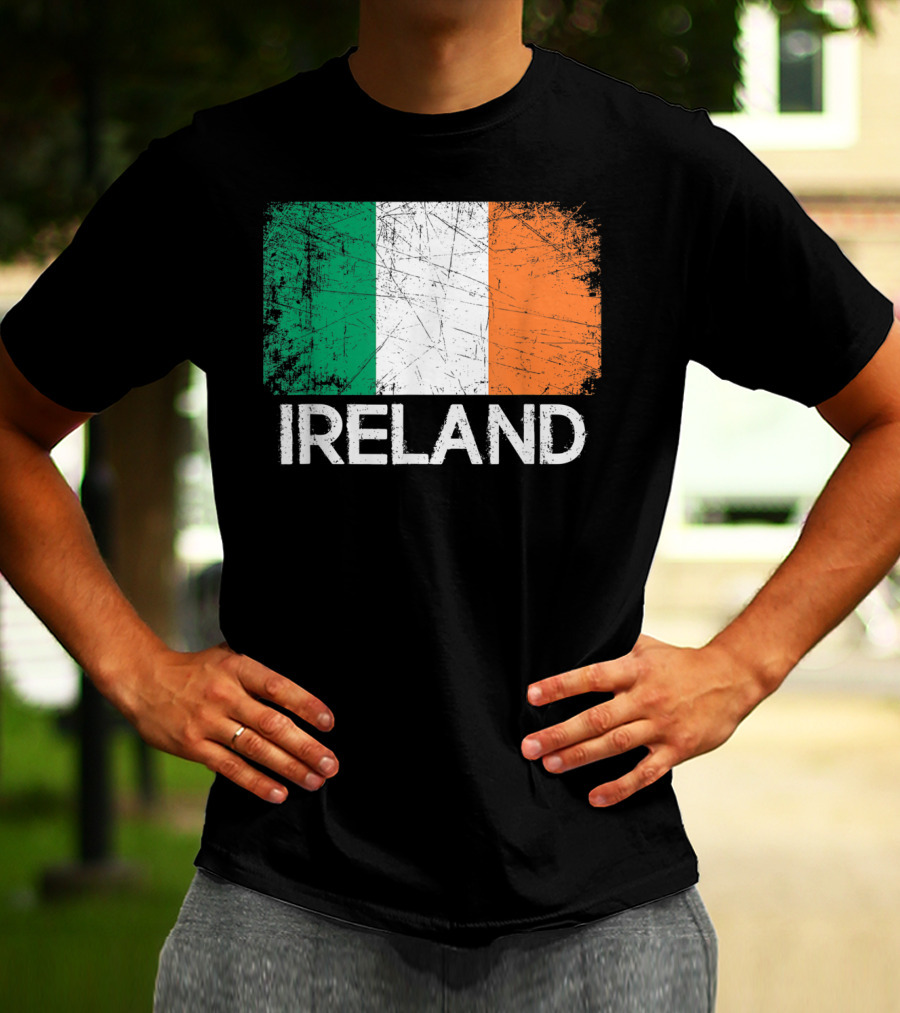 Ireland Flag Vintage T-Shirt
