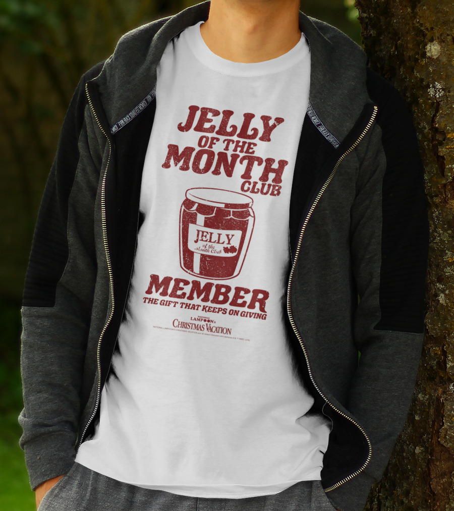 Jelly Of The Month Club Member The Gift That Keeps On Giving Kids National Lampoon's Christmas Vacation T-Shirt