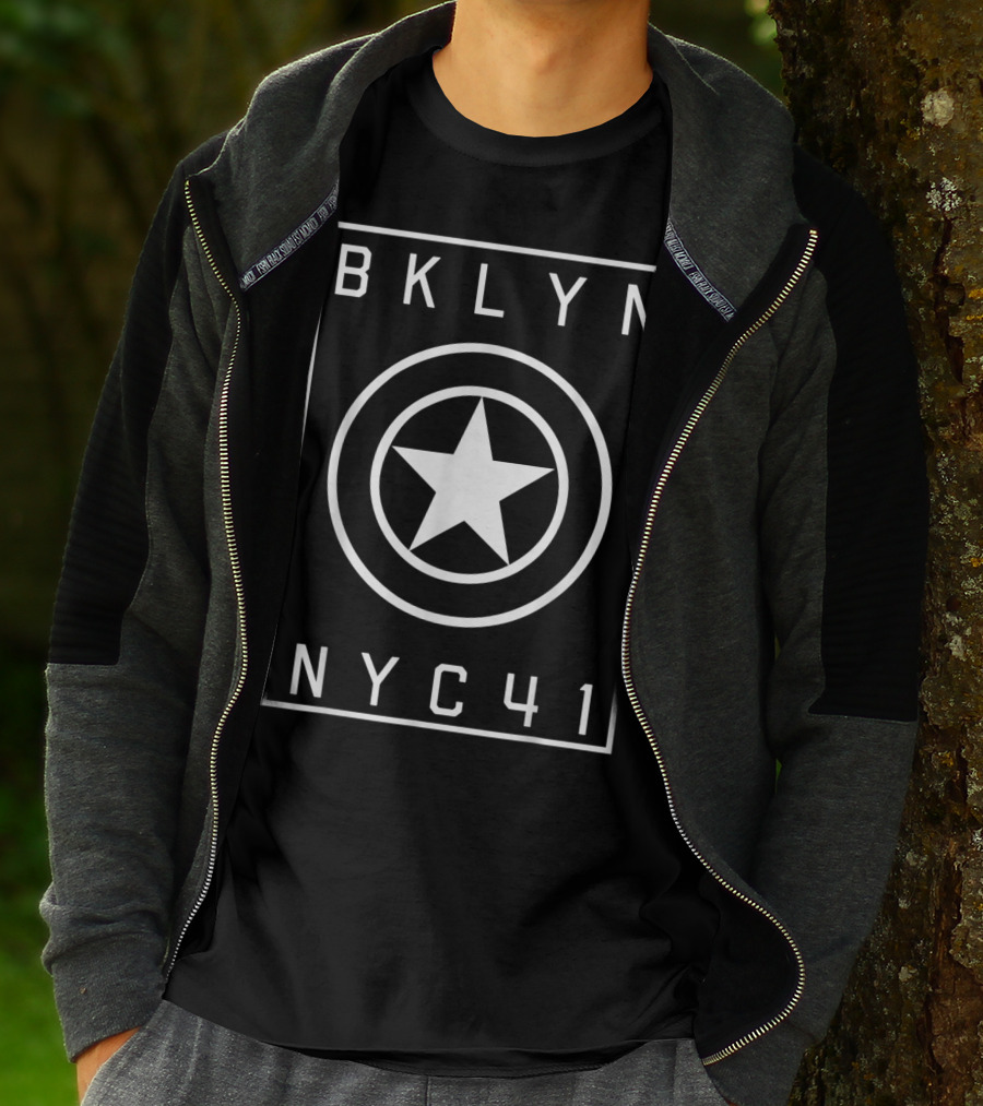 Marvel Captain America Star Emblem BKLYN NYC41 T-Shirt