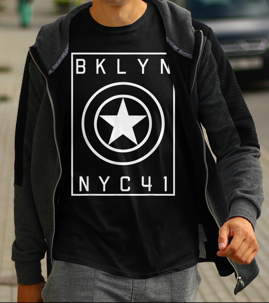 Marvel Captain America Star Emblem BKLYN NYC41 T-Shirt