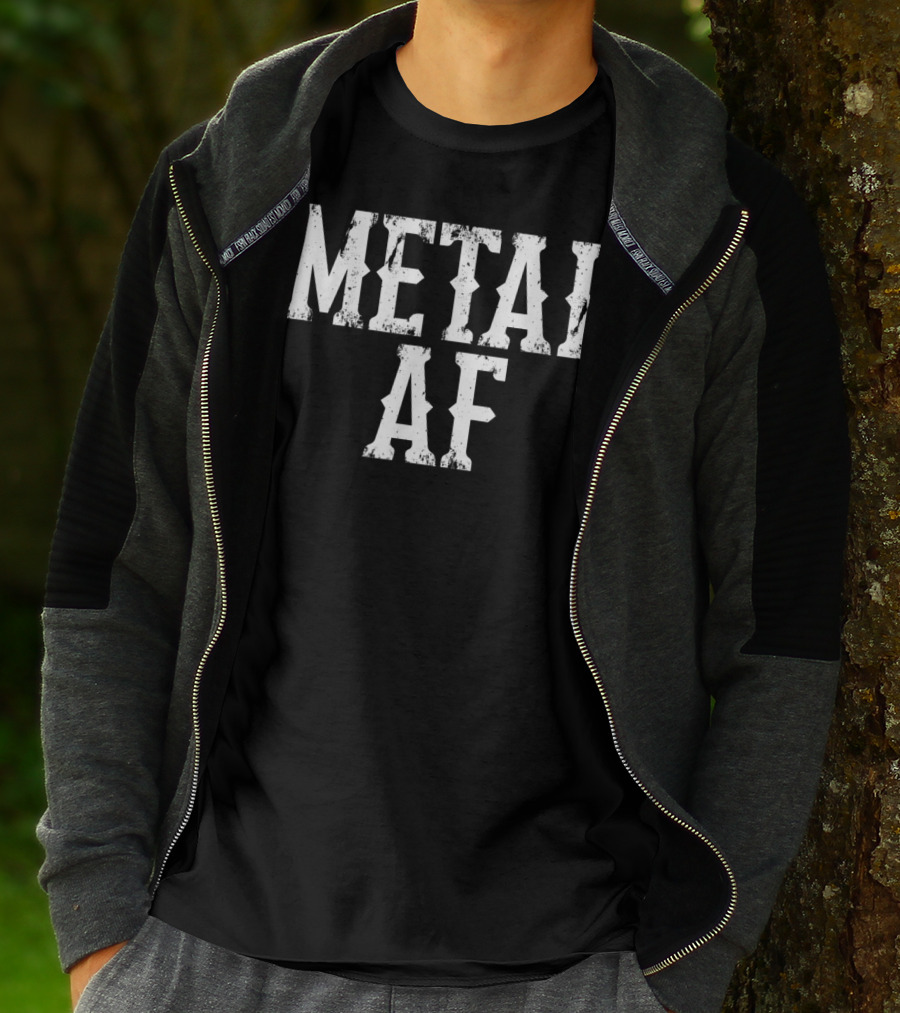 Metal AF Heavy Metal Music T-Shirt