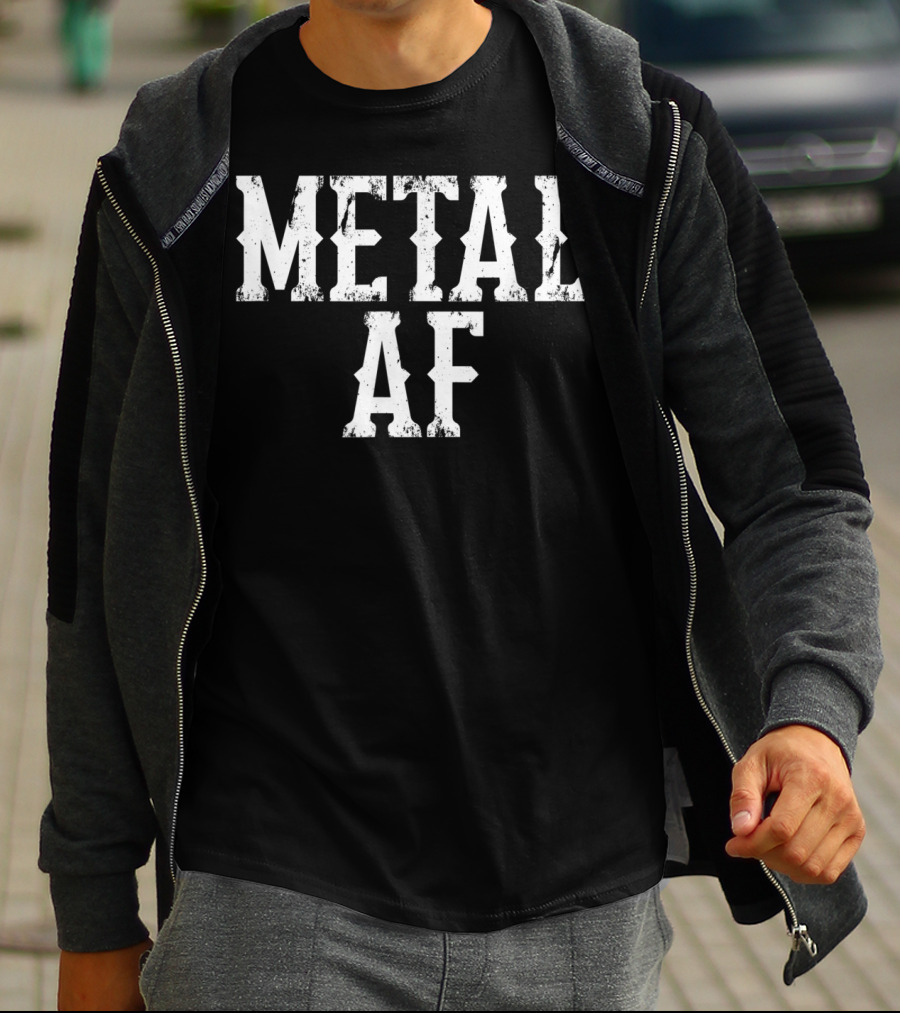 Metal AF Heavy Metal Music T-Shirt