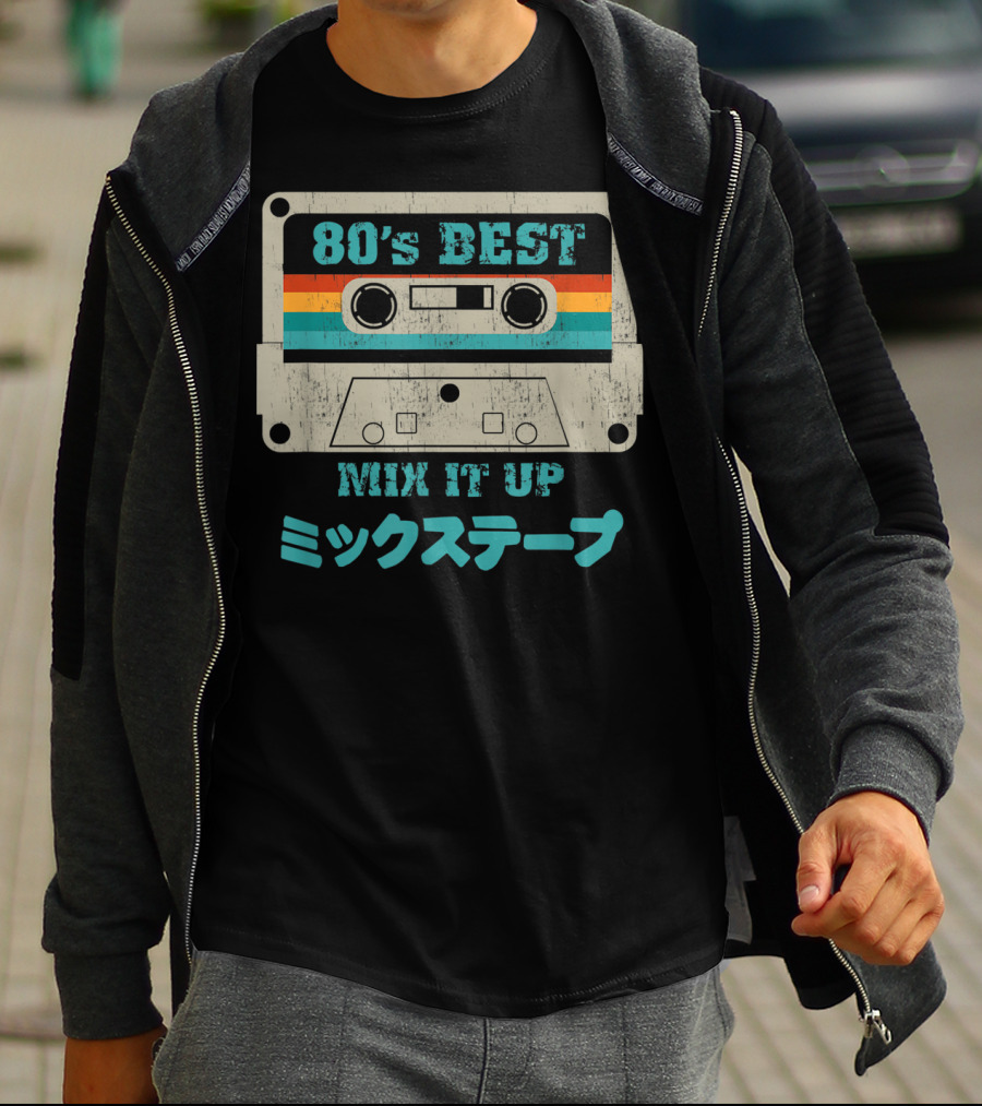 80s Best Mix It Up Cassette Japanese Otaku Aesthetic T-Shirt