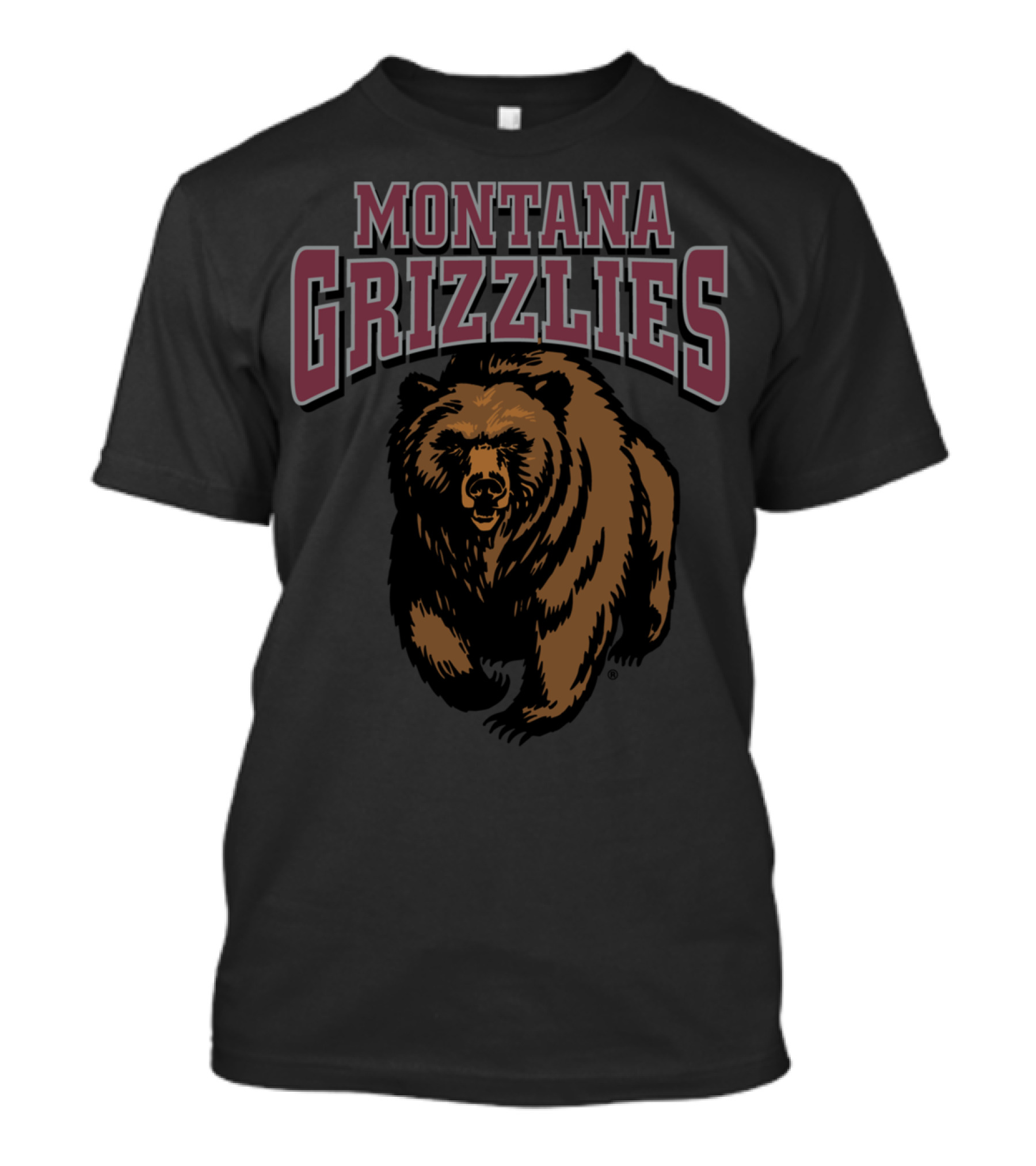Montana Grizzlies NCAA Women's Griz Bear T-Shirt