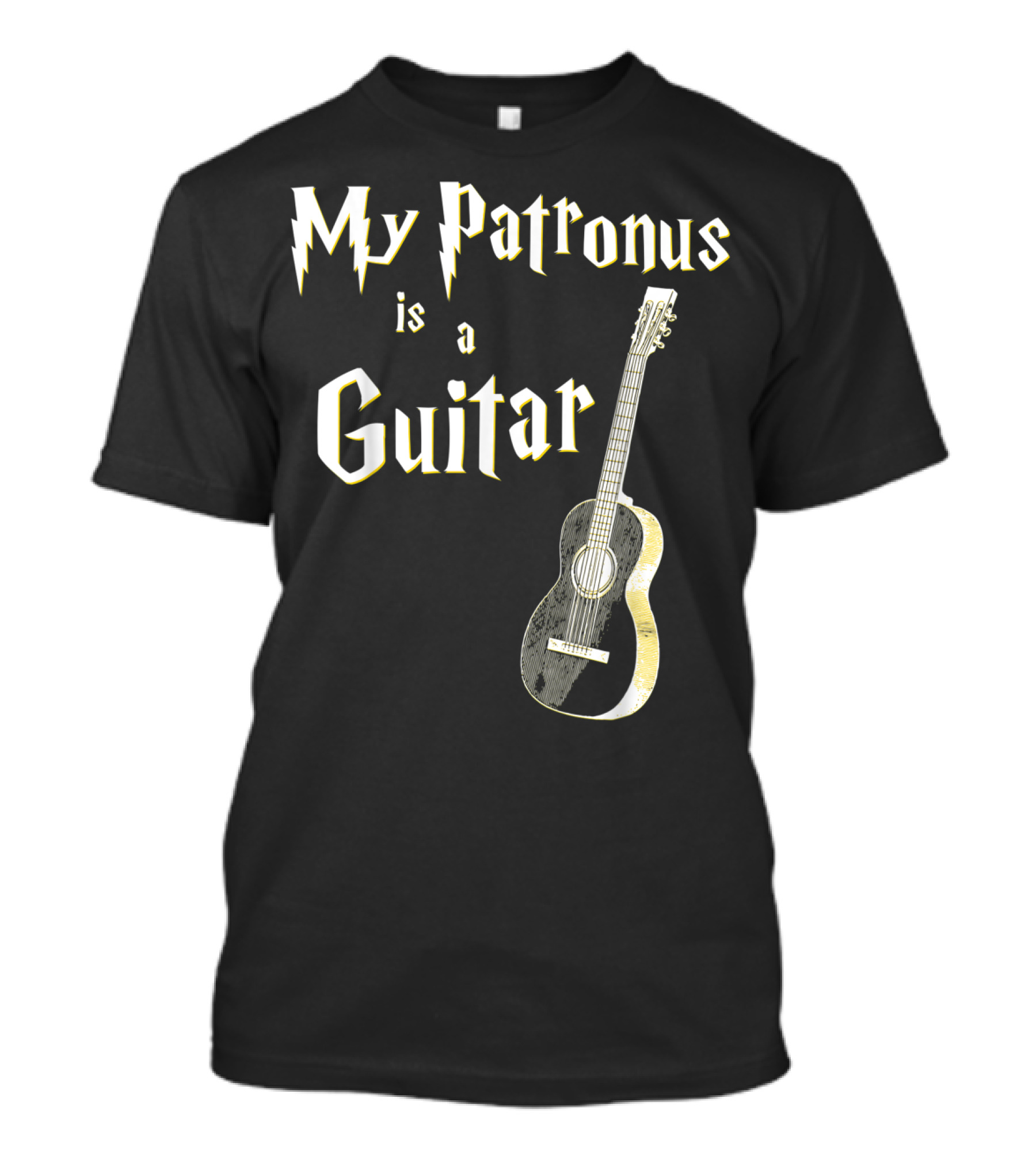 My Patronus Is A Guitar Harry Fan T-Shirt