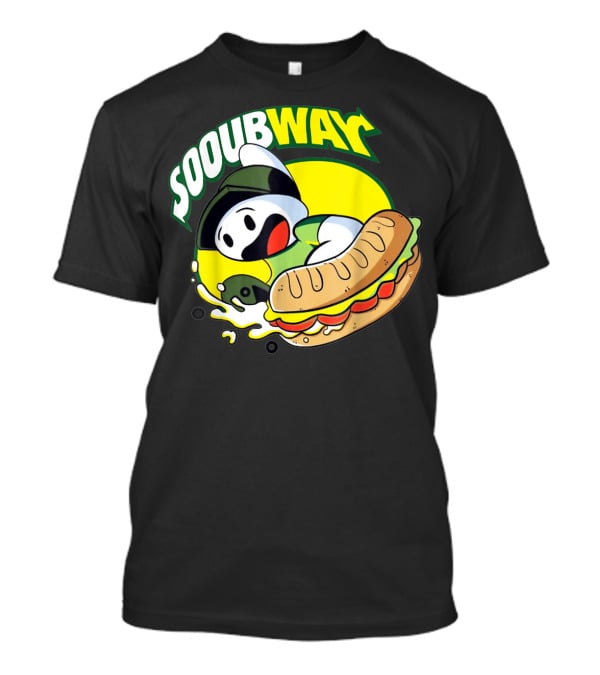 SOOUBWAY Funny Odd Ghost Sandwich Burst T-Shirt