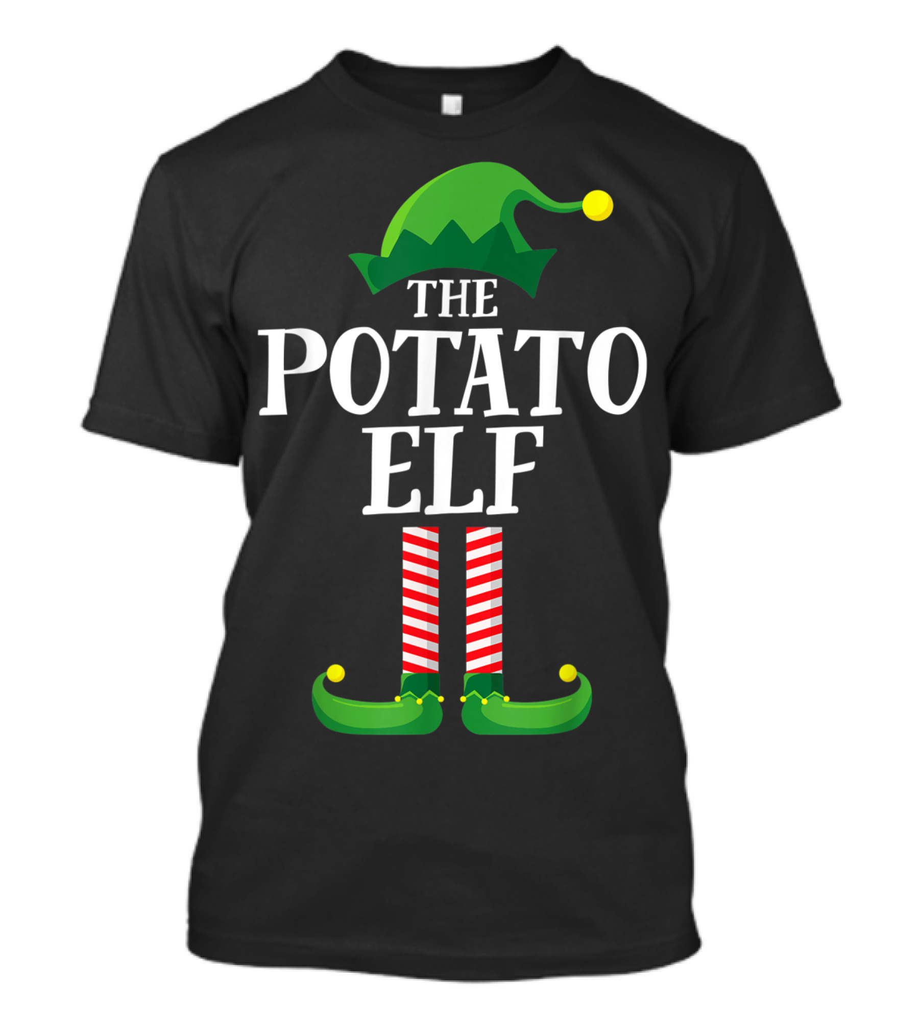 The Potato Elf Matching Family Group Christmas Costume T-Shirt