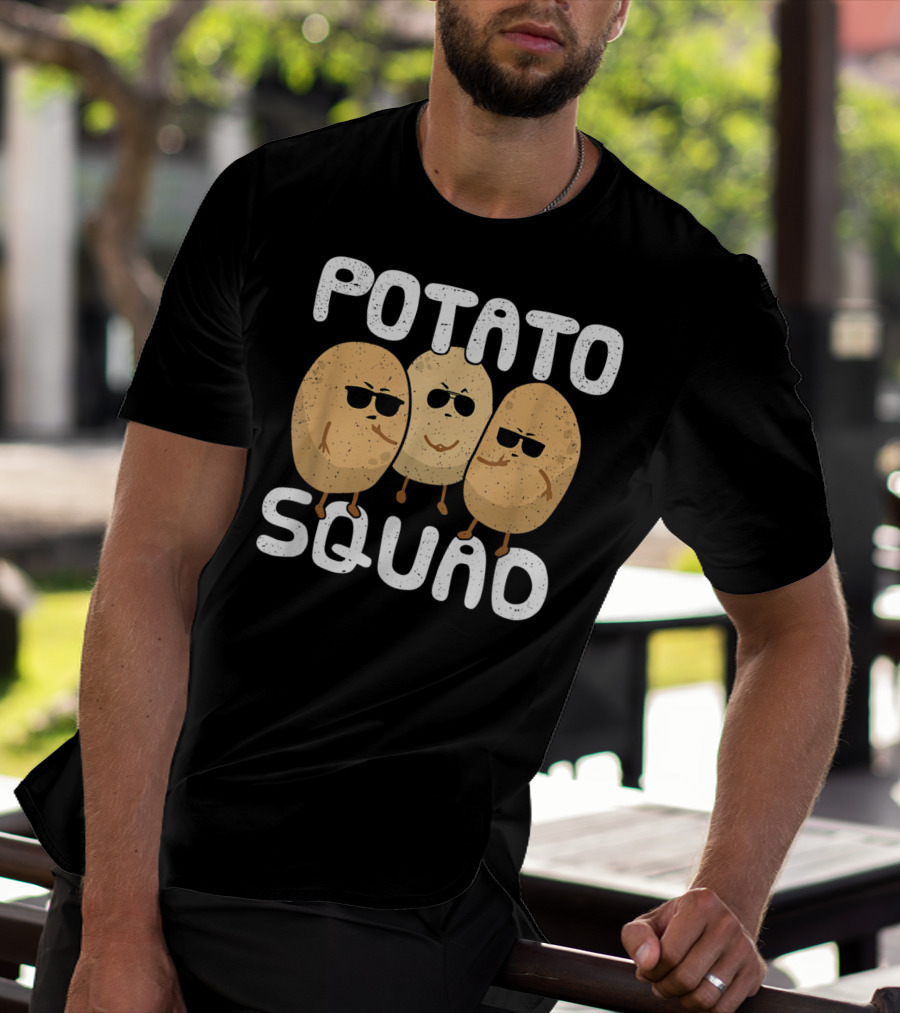 Potato Squad Cool Funny Sunglasses Veggie Trio T-Shirt