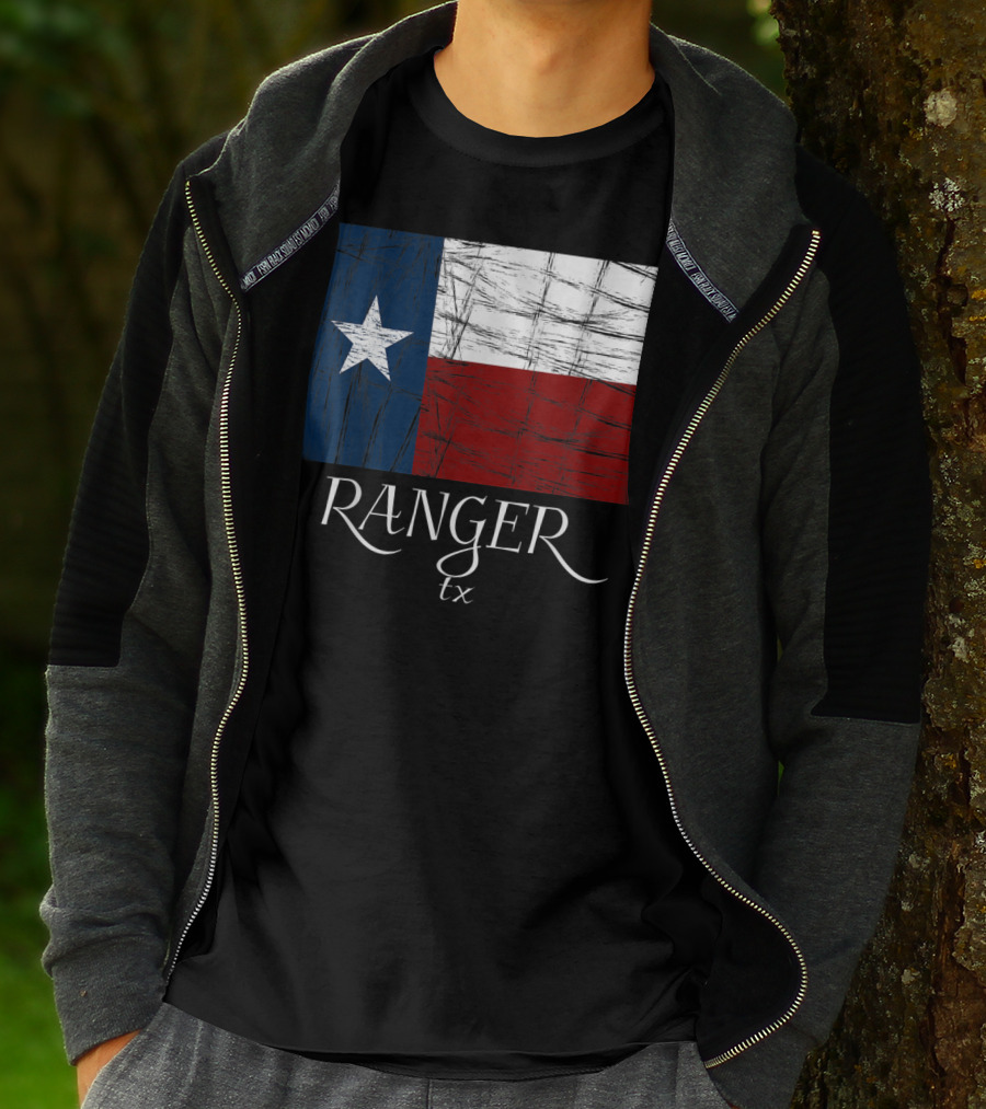 Ranger TX Texas Flag State City T-Shirt