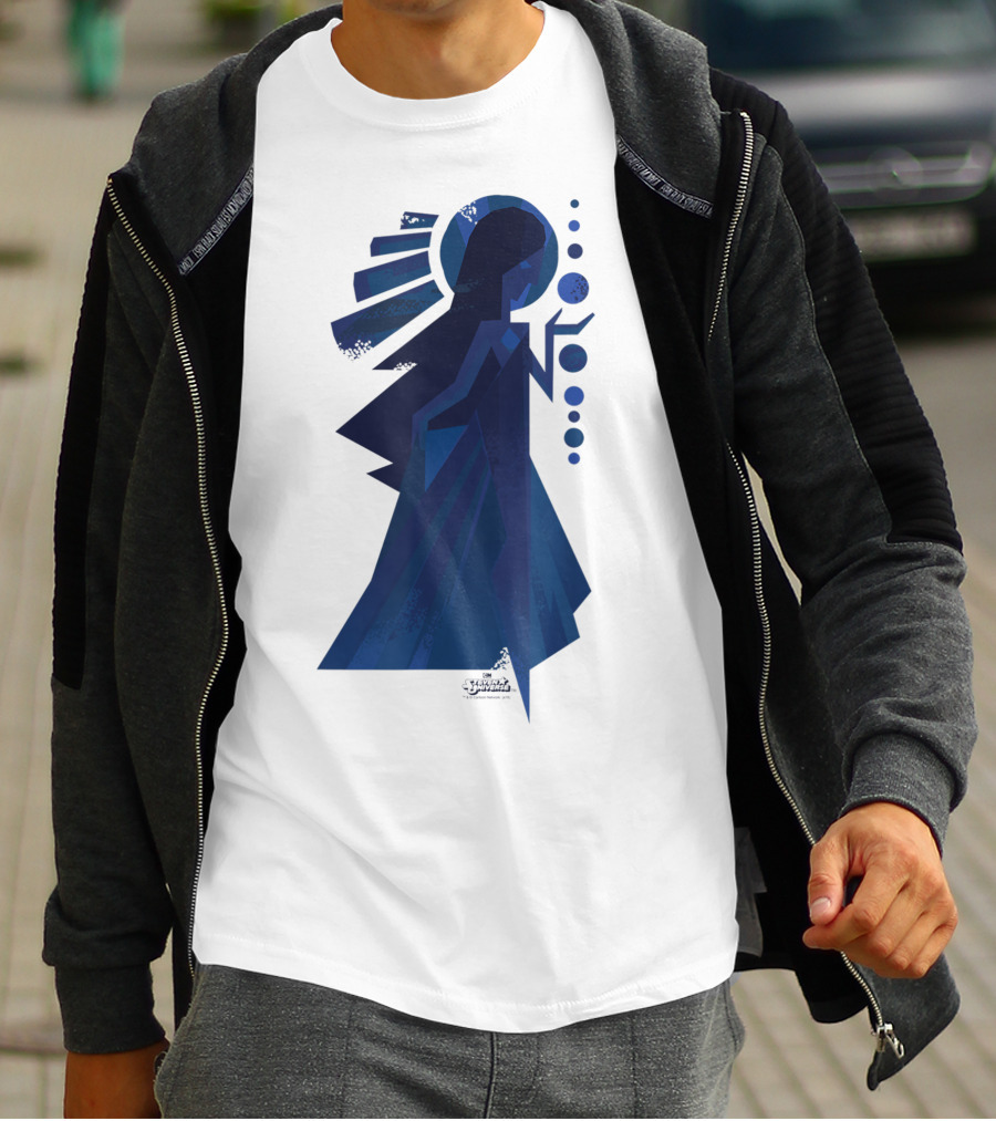 Steven Universe Blue Diamond Abstract Mural T-Shirt