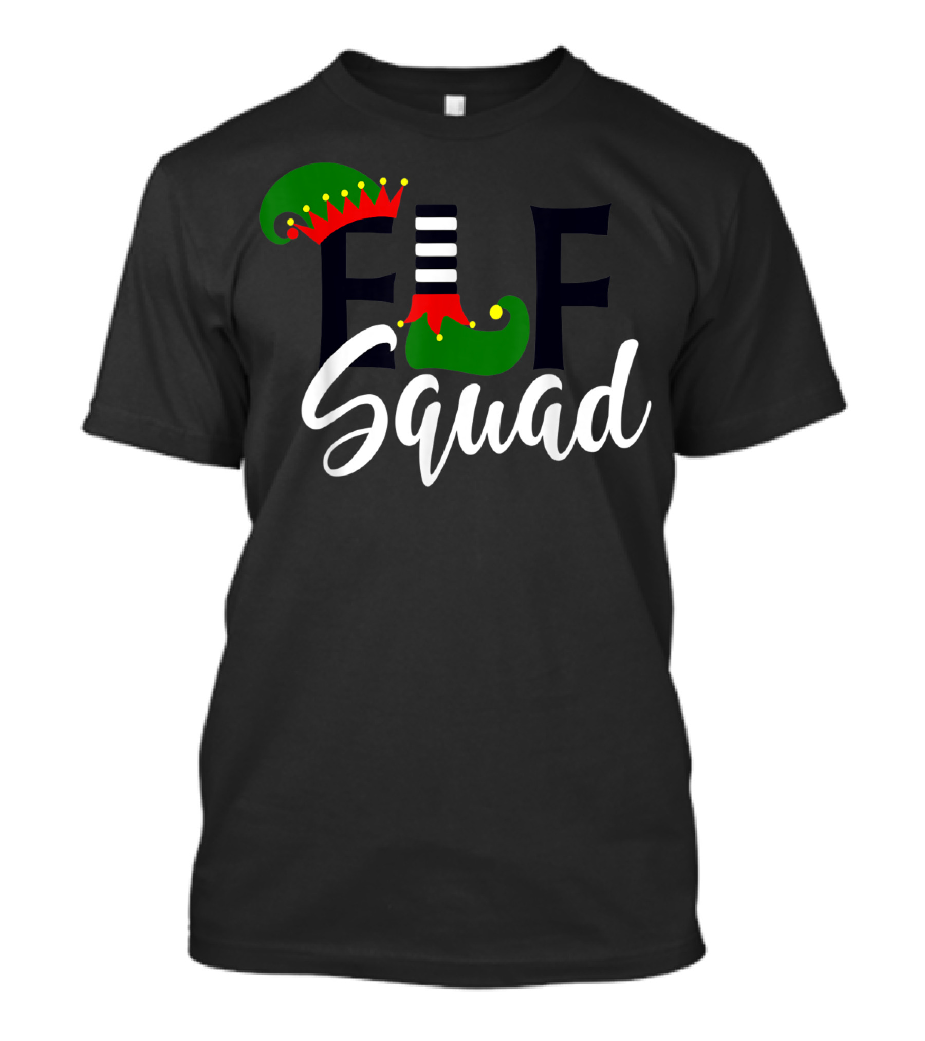 Teachers Elf Squad Christmas Holiday Team Fun T-Shirt