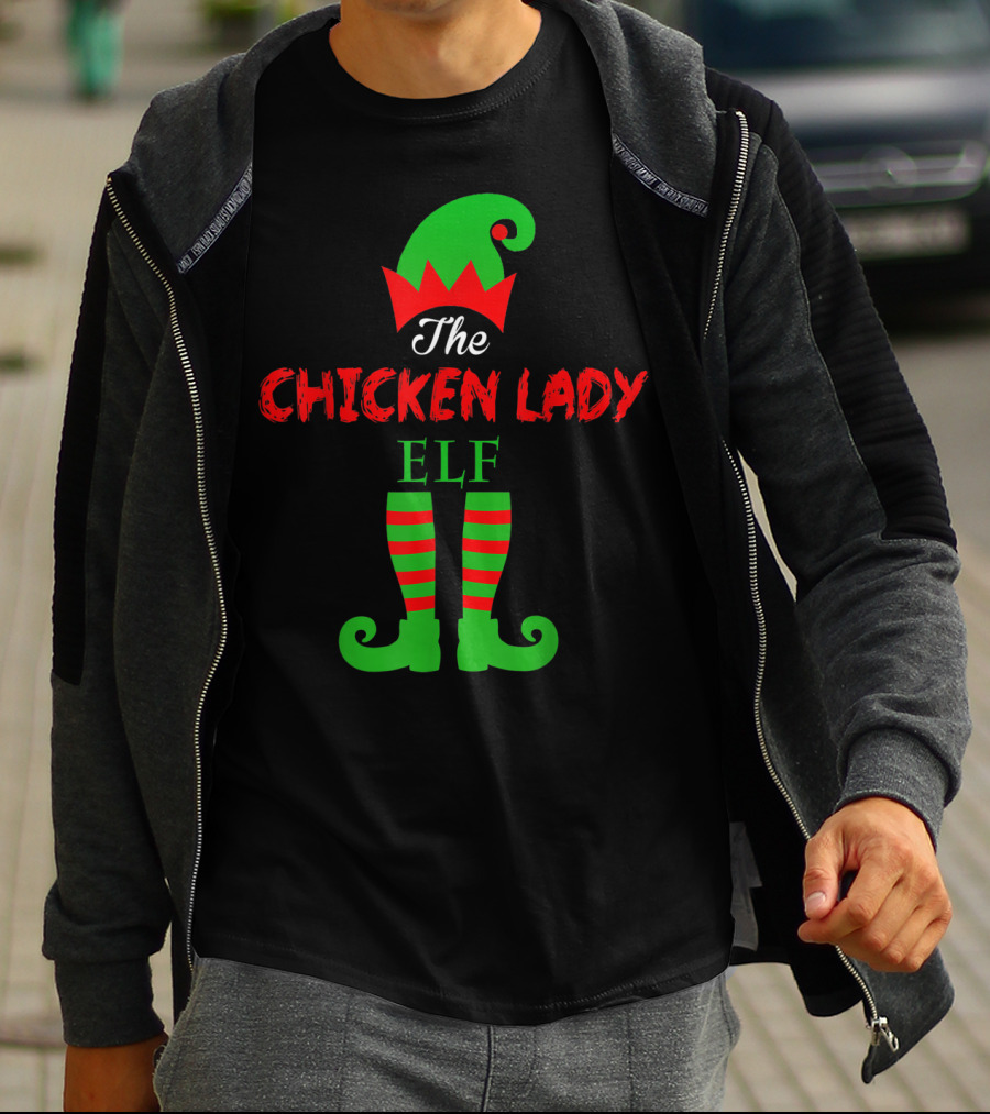 The Chicken Lady Elf T-Shirt