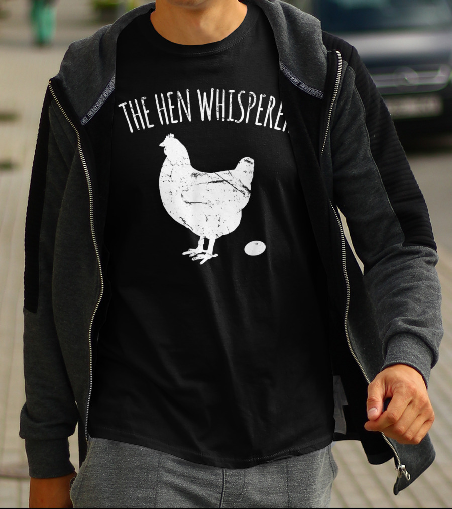 The Hen Whisperer Chicken Silhouette With Egg T-Shirt