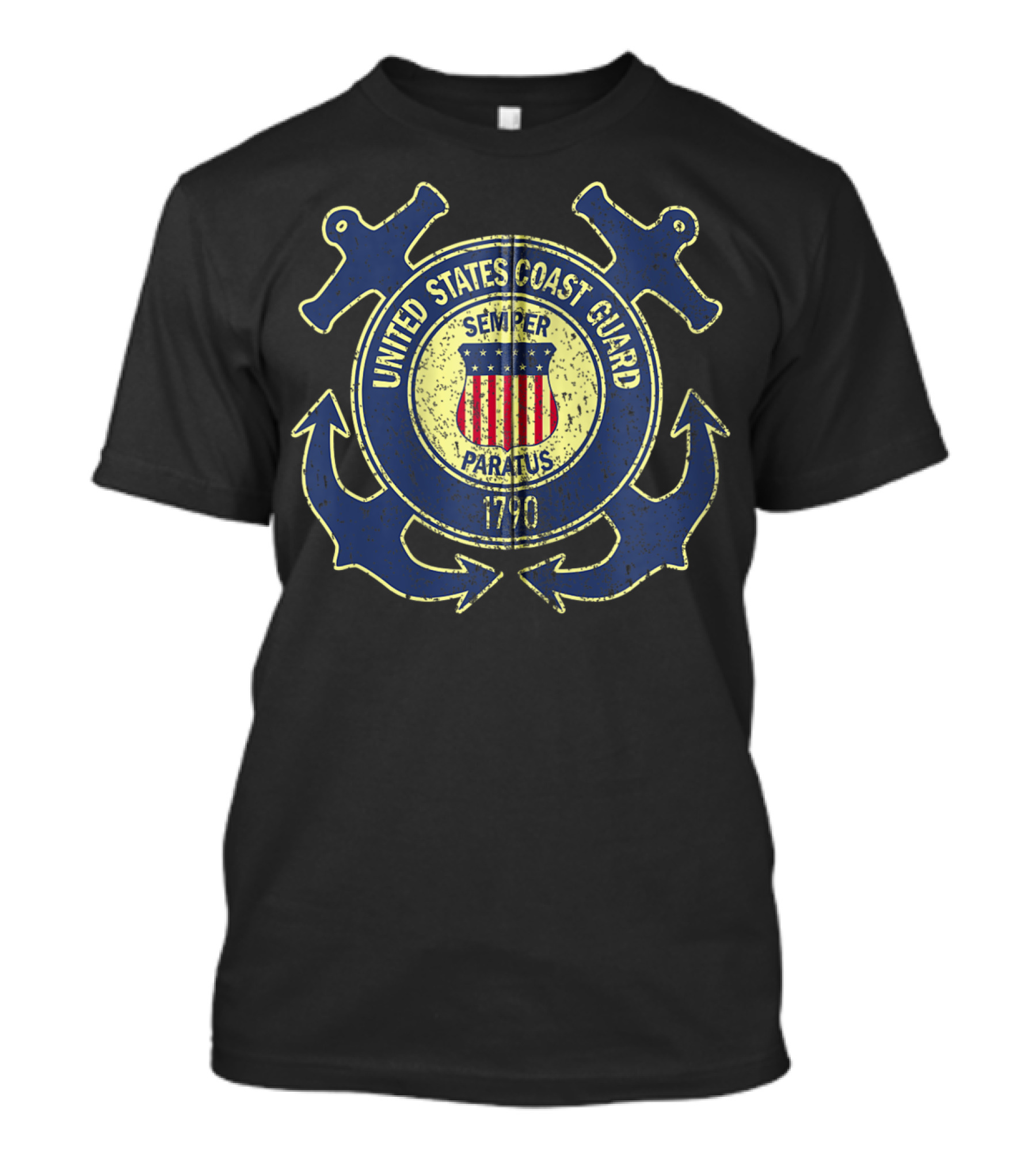 United States Coast Guard Veteran Semper Paratus 1790 Red Friday T-Shirt