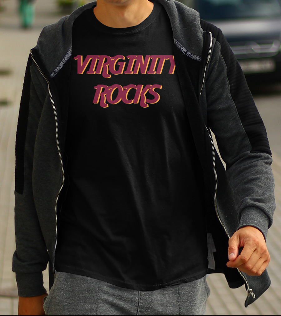 Virginity Rocks Danny Duncan Apparel Iconic Slogan Collection T-Shirt