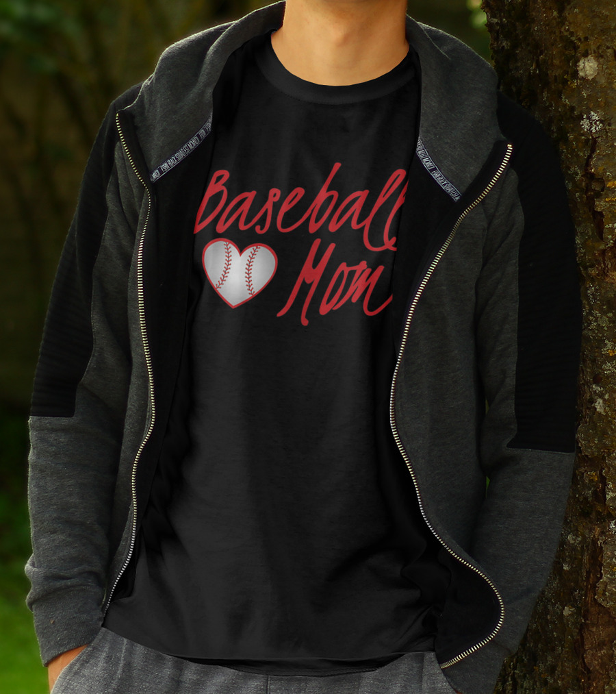 Baseball Mom Heartball T-Shirt