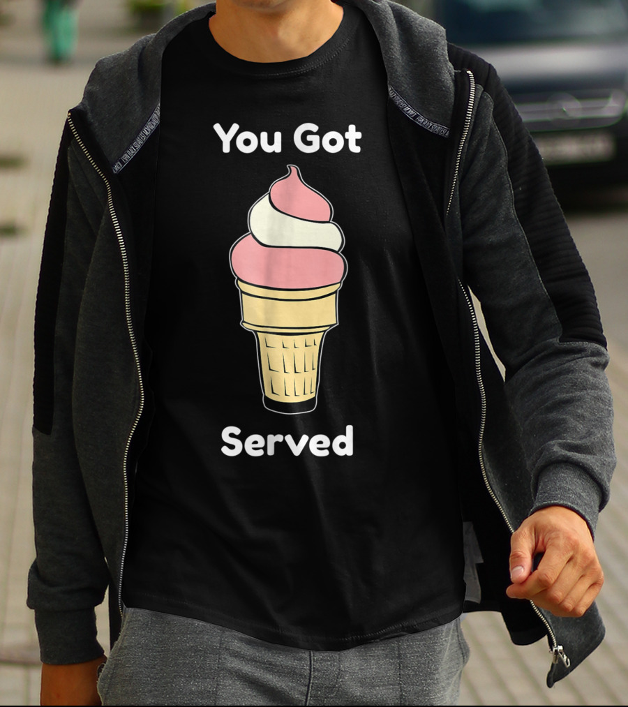 You Got Served Ice Cream Cone Swirl T-Shirt
