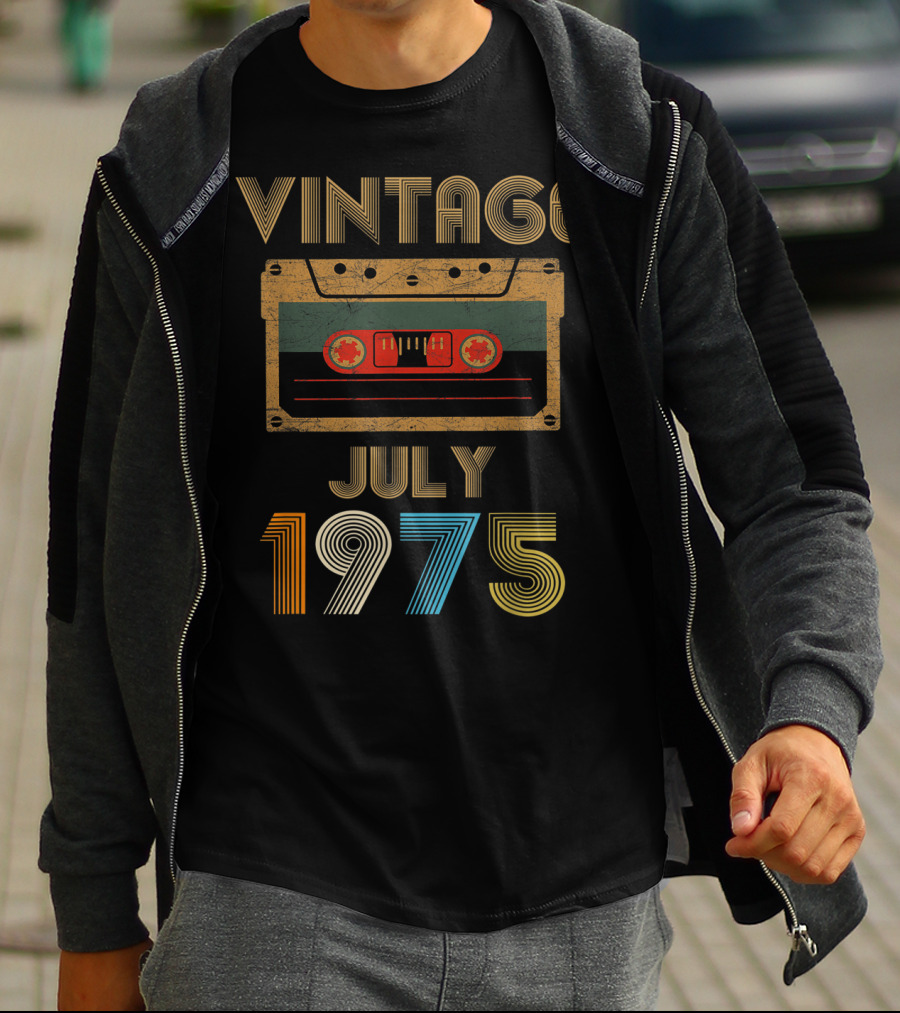 Vintage Cassette July 1975 T-Shirt