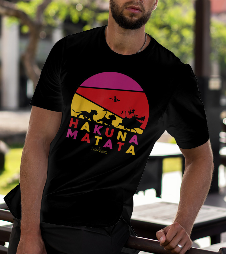 Hakuna Matata Disney Lion King Sunset T-Shirt