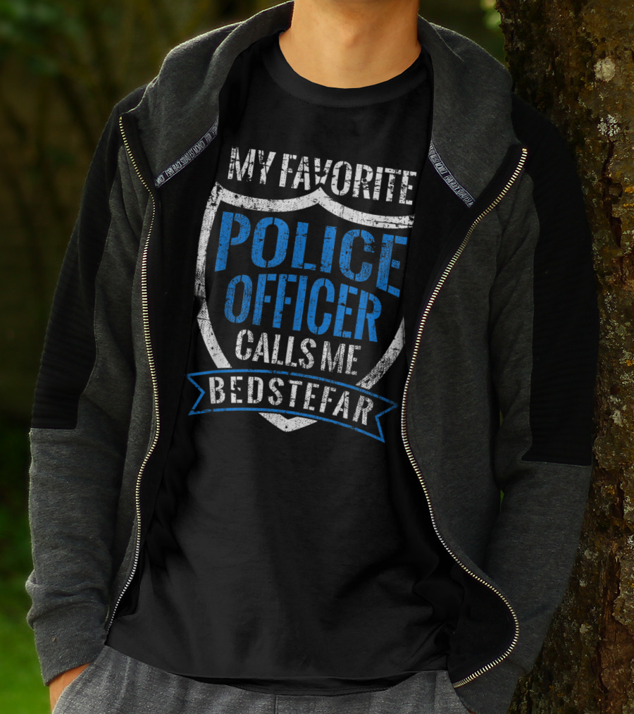 My Favorite Police Officer Calls Me Bedstefar T-Shirt