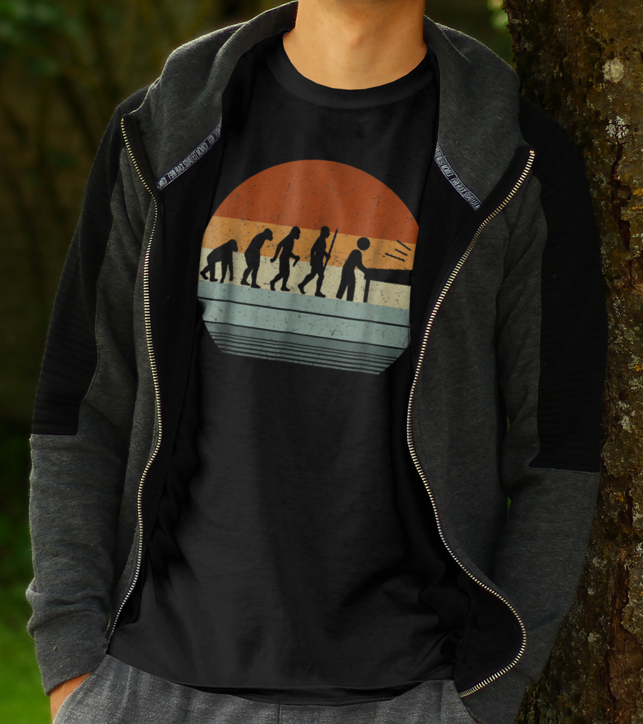 Vintage Pinball Evolution Player T-Shirt