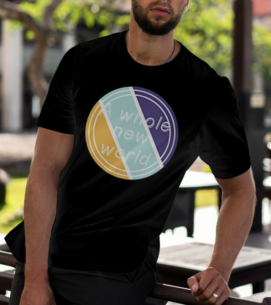 A Whole New World Circular Pastel T-Shirt