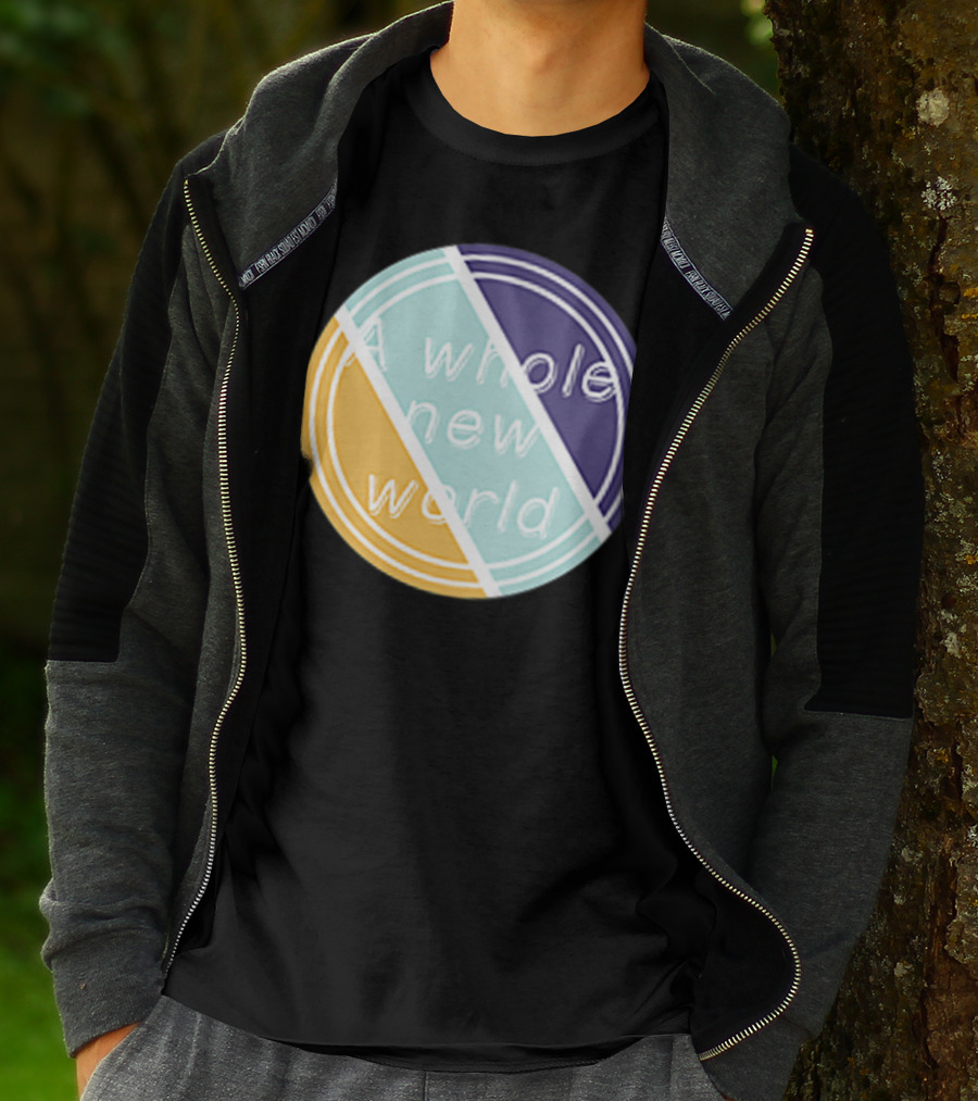 A Whole New World Circular Pastel T-Shirt