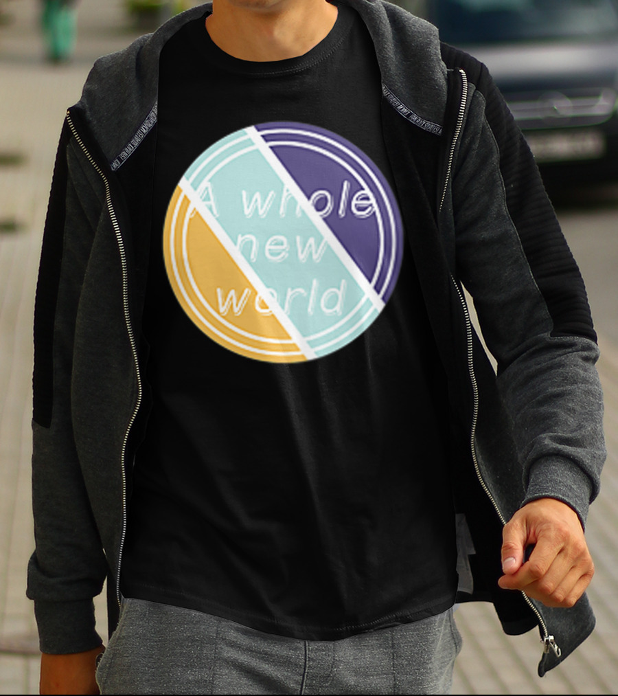 A Whole New World Circular Pastel T-Shirt