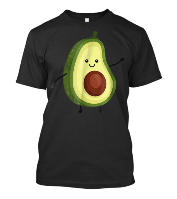 Smiling Avocado Best For Vegans Diet T-Shirt