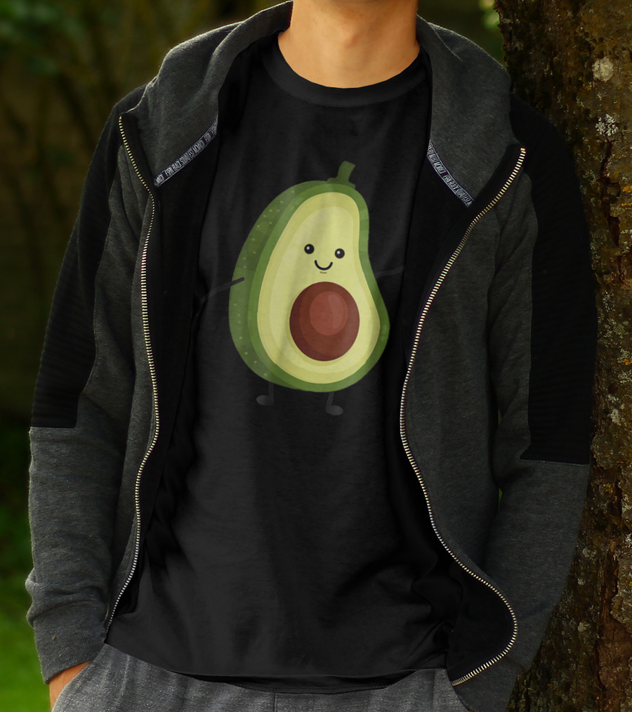 Smiling Avocado Best For Vegans Diet T-Shirt