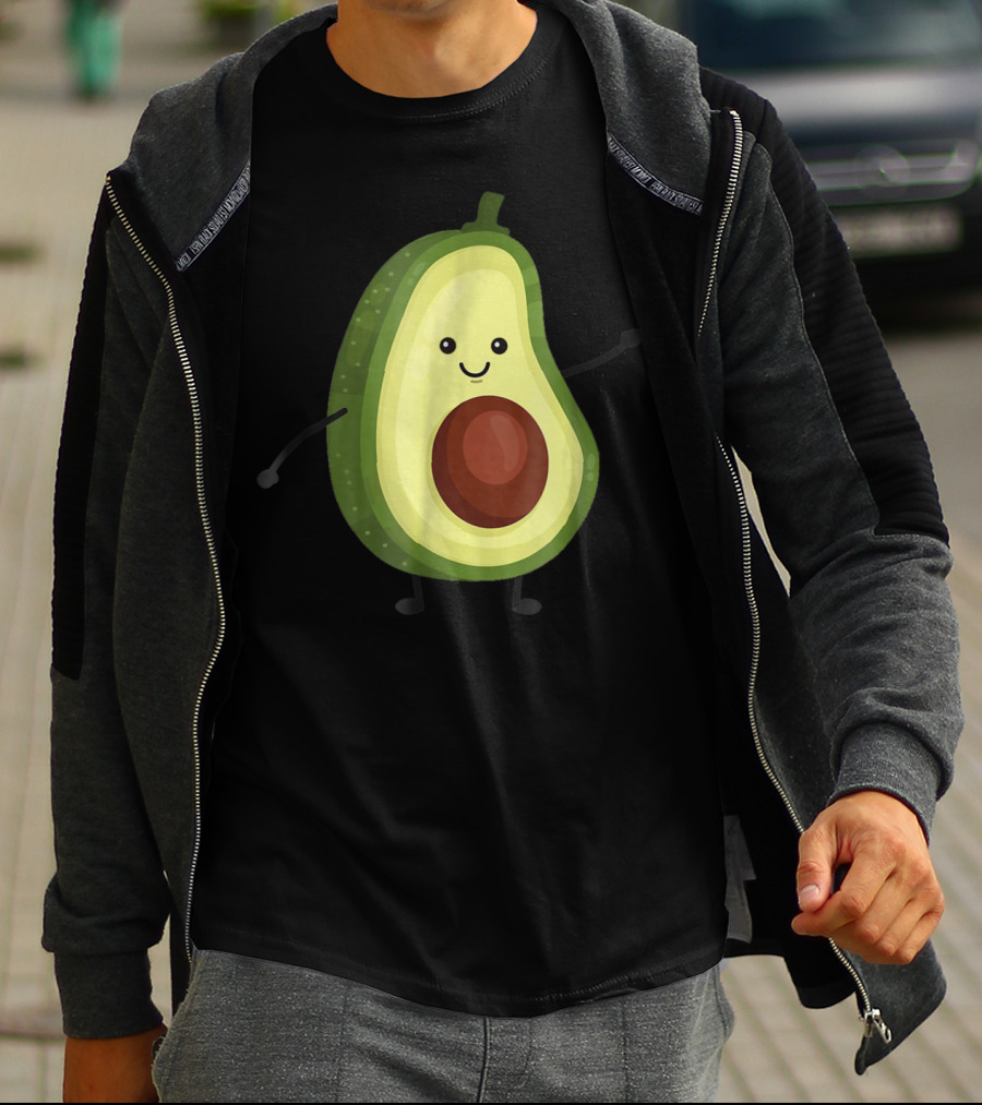 Smiling Avocado Best For Vegans Diet T-Shirt