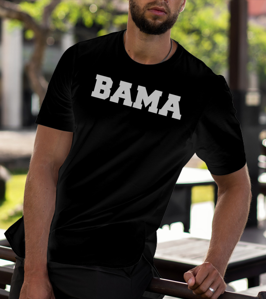 BAMA ALABAMA PRIDE College Sports BAMA Font T-Shirt