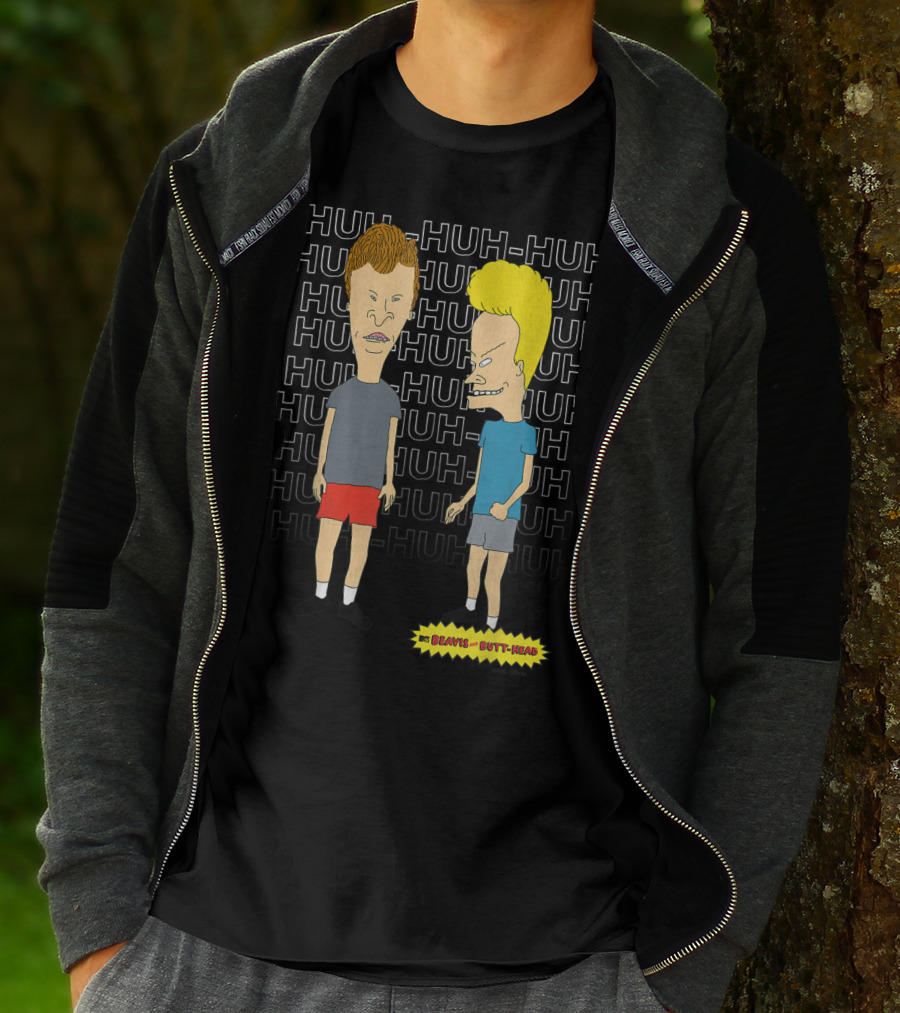 Beavis And Butt-Head Huh-Huh-Huh Laughing T-Shirt