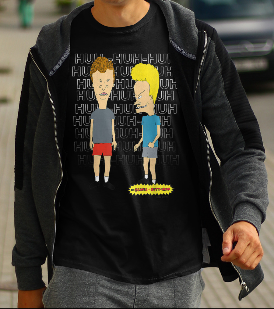 Beavis And Butt-Head Huh-Huh-Huh Laughing T-Shirt
