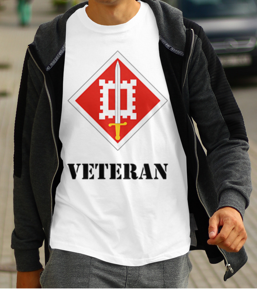 18th Engineer Brigade Veteran Sword Emblem T-Shirt