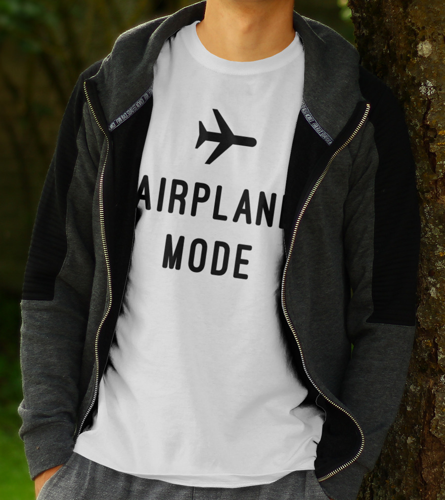 Airplane Mode Iconic Plane Symbol T-Shirt
