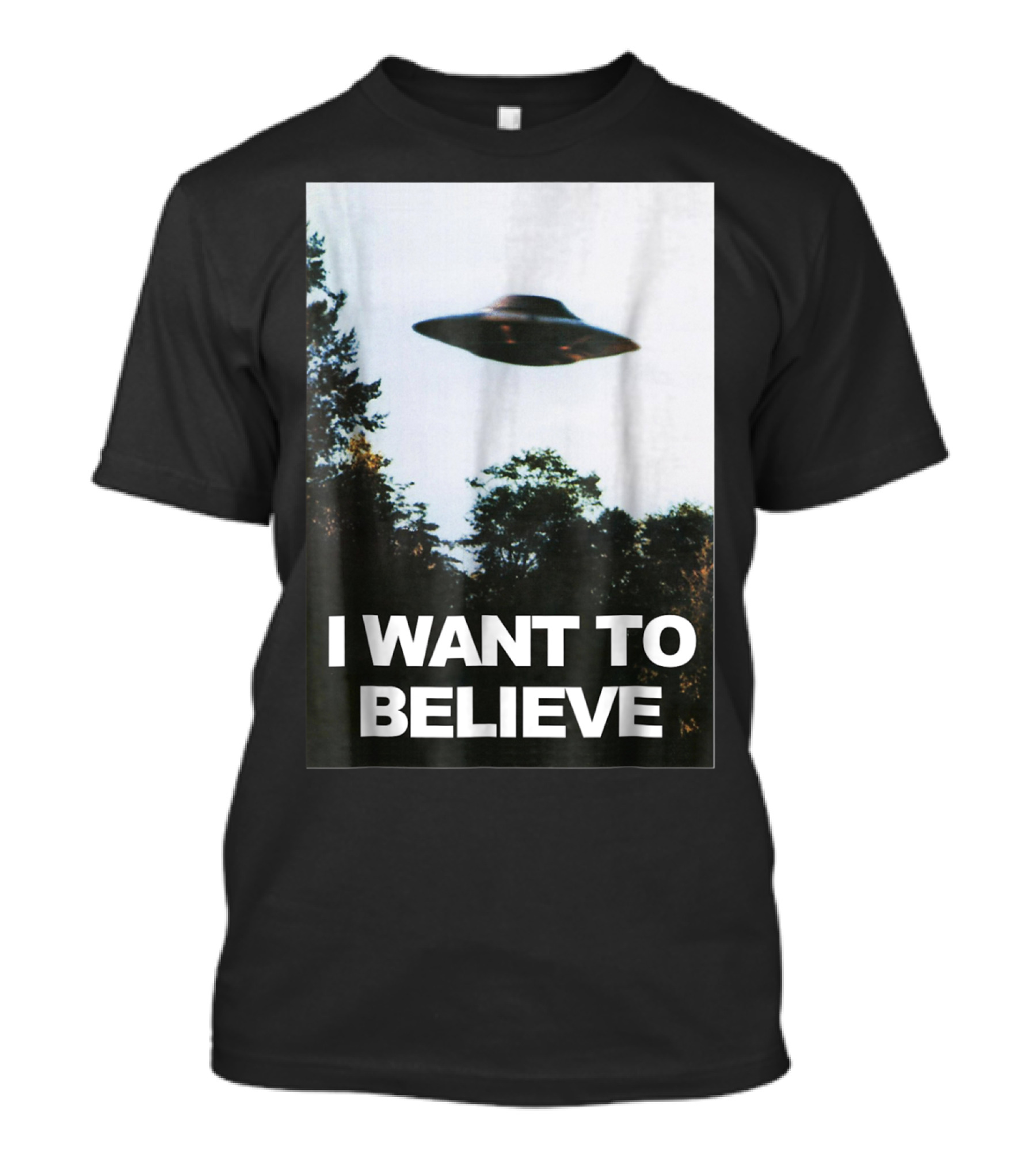 Alien UFO Hunter I Want To Believe T-Shirt