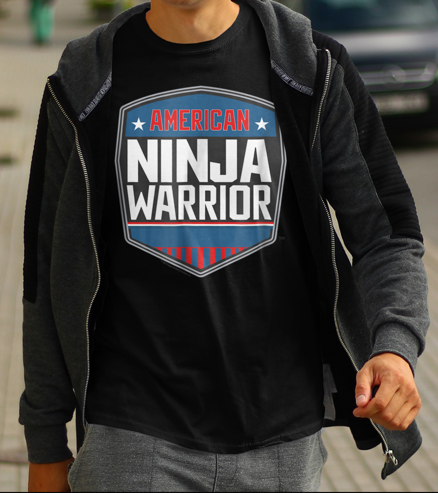American Ninja Warrior Shield Icon T-Shirt