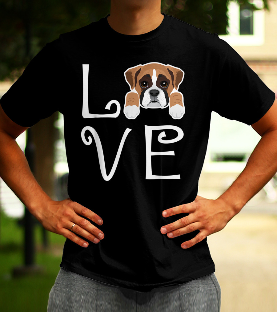 Boxer Love Dog Owner Puppy T-Shirt