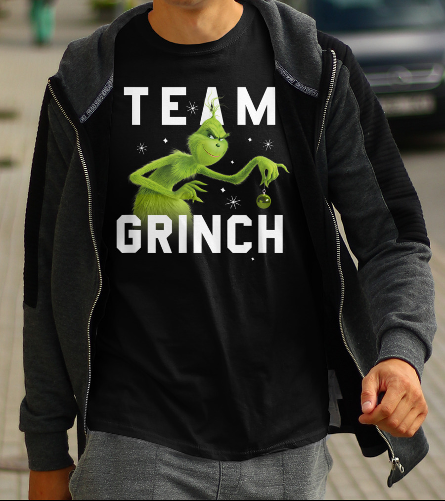 Team Grinch Drseuss The Grinch Holding T-Shirt