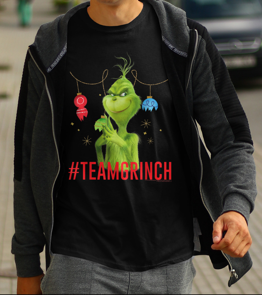 Dr. Seuss The Grinch #TeamGrinch Christmas Ornaments T-Shirt