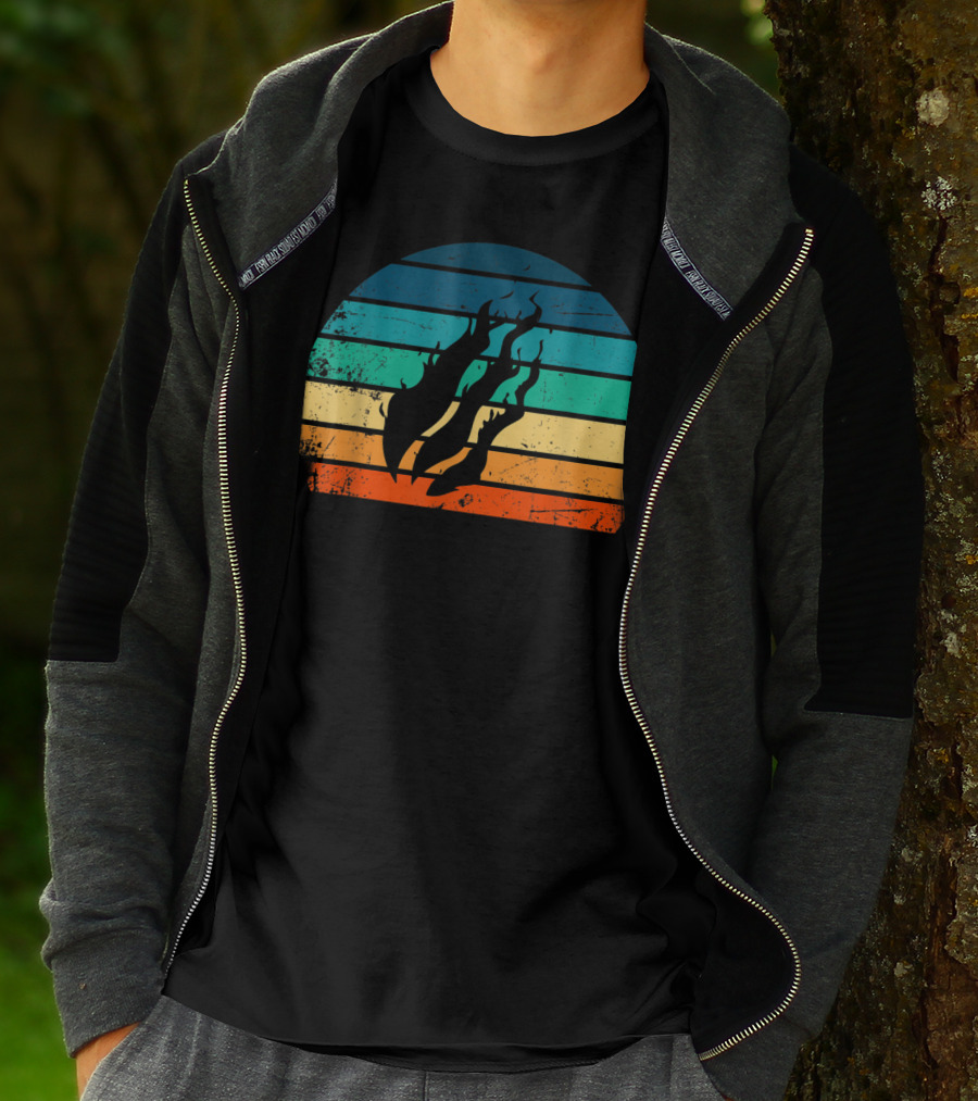 Fire Nation Sunset Flames Gamer Vibes T-Shirt