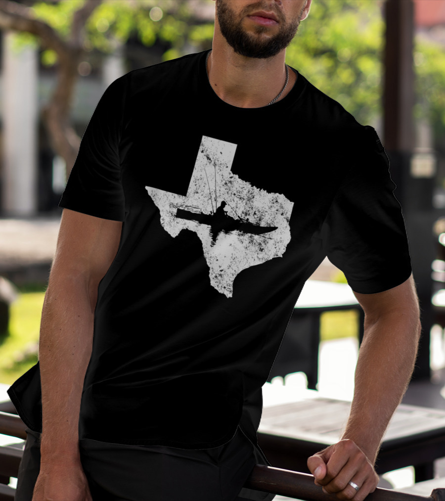 Kayak Fishing In Texas State T-Shirt