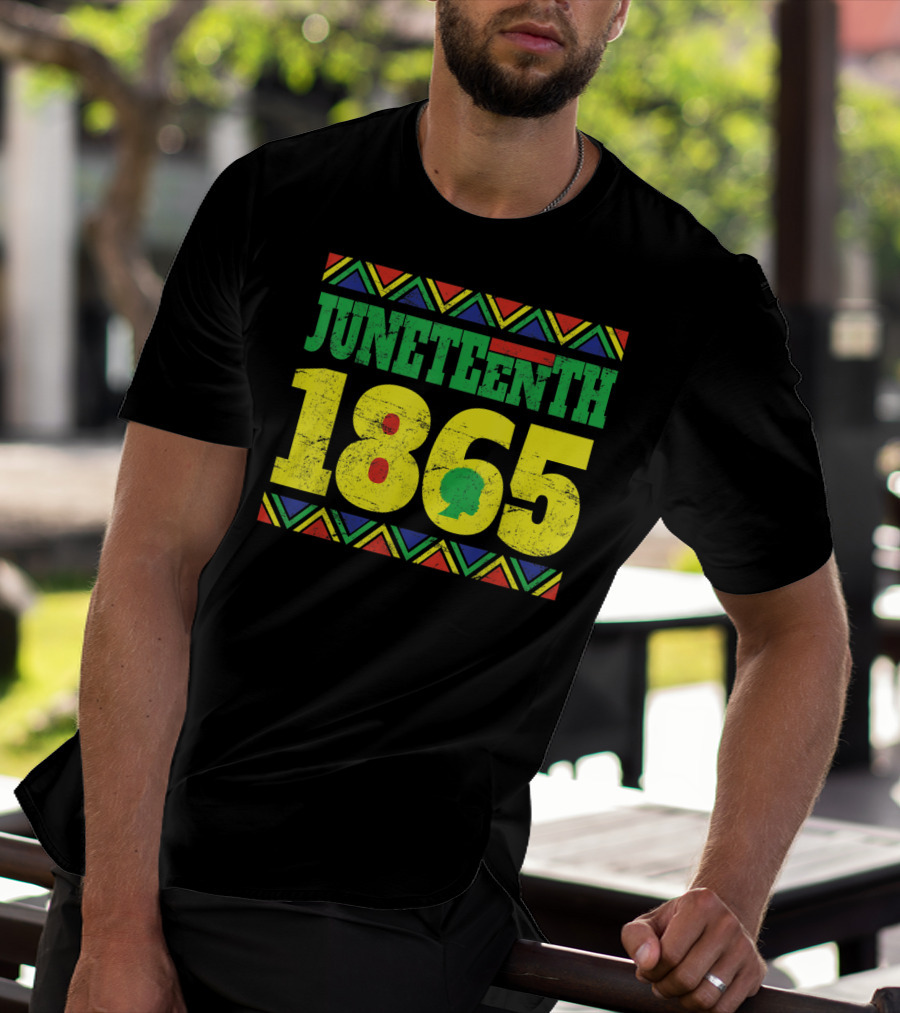 Juneteenth 1865 African Colors T-Shirt